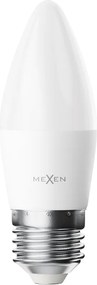 Mexen Nova, LED žiarovka E27, C37, 8W, Neutrálna - 4000K, 840 lm - L102-E27-0840-01