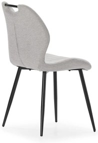 Svetlosivé jedálenské stoličky v súprave 4 ks Muli – Marckeric