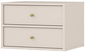 Nočný Stolík Tokyo 4 2S pieskovo béžová 801