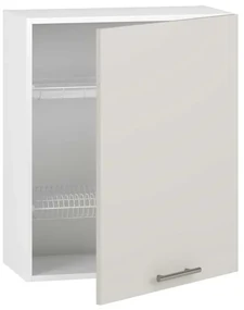Horná skrinka Vento GC-60/72, biela / krémová