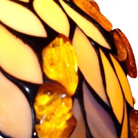 Lampa Tiffany jantarová 33*20Ø AMBER