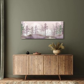 Obraz lesa (120x50 cm)