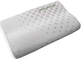 DREAMPUR Anatomický vankúš z latexovej peny DREAMPUR® grey dots profilovaný - 30x50 cm