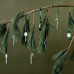 Vianočné ozdoby Sweets 3ks, zelené