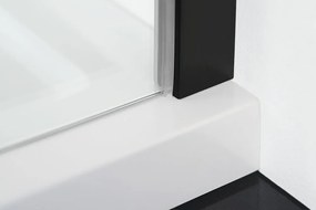Polysan, ZOOM LINE BLACK sprchové dvere 1000mm, číre sklo, ZL1310B