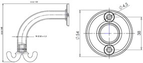 Aqualine Aqualine, Štvorvešiak, biela, 8008