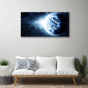 Obraz Canvas Krajina vesmír planéta 120x60 cm