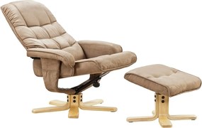 Sconto Relaxačné kreslo s taburetom DIKSON