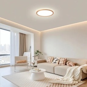 Brilagi - LED kúpeľňové stropné svietidlo ULTRA SLIM LED/18W/230V pr. 30 cm ružové zlato IP54