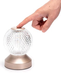 Aigostar-LED RGB Stmievateľná nabíjacia stolná lampa LED/1W/5V 1800mAh 13,5cm + DO