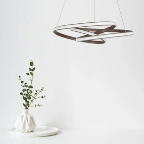 LED luster Menton 52 Hnedá