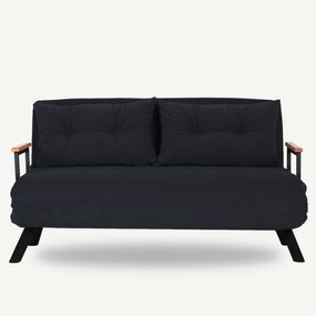 Pohovka futon  Sandy (čierna). Vlastná spoľahlivá doprava až k Vám domov. 1062315