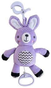 Naťahovací hrací strojček babyted Zajačik plyš 30 cm záves na postieľku / kočík