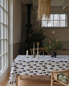 Fine Little Day Plátený obrus Gran Black 147x147 cm