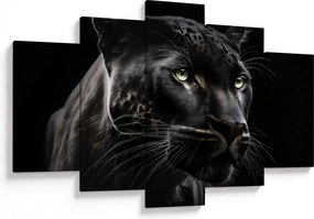 Obraz - Čierny panter (150x105 cm)