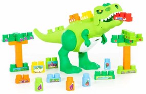 Lean Toys Súprava Dinosaura so stavebnicou – 30ks