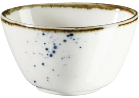 Mäser Oválna miska Pintar White modré bodky 7 x 6 cm, S