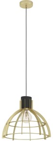 Eglo 43767 - Luster na lanku STILLINGTON 1xE27/40W/230V zlatá
