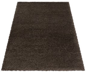 Ayyildiz Kusový koberec FLUFFY 3500, Hnedá Rozmer koberca: 80 x 250 cm