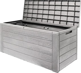 Záhradný úložný box Mosley 280 L sivý