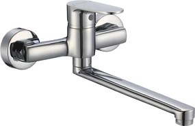 Kuchinox Pana, nástenná drezová batéria L-255, rozteč 150 mm, chrómová, LAV-BKN_080D