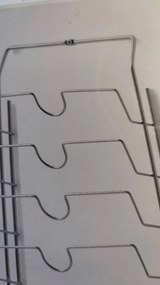 Goodhome Držiak, stojan na pokrievky - 6 pozícií, na dvierka, nerezový, LID