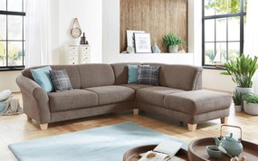 XXXLutz ROHOVÁ SEDAČKA, textil, taupe Sit & More - Sedačky - 000144005321