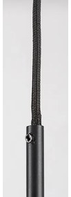 Rabalux 72047 - Luster na lanku KALEVI 1xGU10/50W/230V číra/čierna