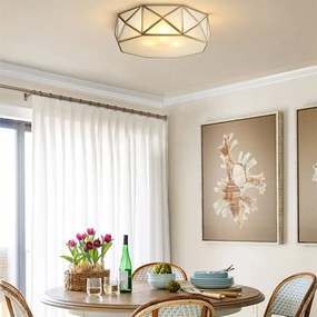 Toolight Toolight, stropné svietidlo 3xE27 APP1238-C, zlatá-biela, OSW-40093