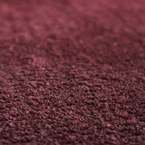 Asra, Ručne všívaný kusový koberec Asra wool tm. fialová, 60x110, fialová, obývacia izba