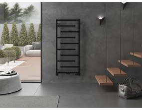 Mexen Orlando, vykurovacie teleso 1380 x 600 mm, 499 W, čierna, W207-1380-600-00-70