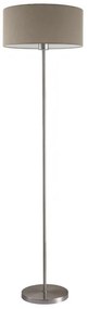 LED stojacia lampa TUNJA 1xE27/20W/230V priemer 38 cm matný chróm/taupe