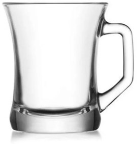 Hrnček sklo 225ml ZEN 6 ks sd