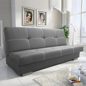 Rozkladacia pohovka s úložným priestorom Catini AXEL - Tmavo Sivá