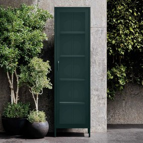 Vitrína LUIGI, 500 x 1800 x 350 mm, Modern: fľaškovo zelená