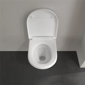 VILLEROY &amp; BOCH O.novo Compact závesné WC s hlbokým splachovaním, 360 x 490 mm, biela alpská, 56881001