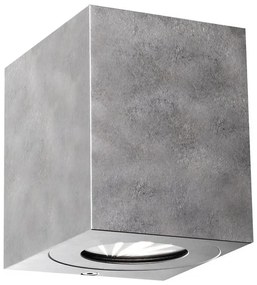 Nordlux - LED Vonkajšie nástenné svietidlo CANTO 2xLED/6W/230V IP44 strieborné