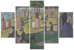 Obraz - Georges Seurat, A Sunday on La Grande Jatte, reprodukcia (150x105 cm)