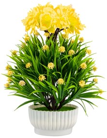 Vergionic 2320 Umelé jarné kvety v kvetináči, 27,5 cm