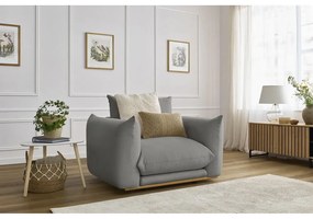 Sivé kreslo Ernest – Bobochic Paris