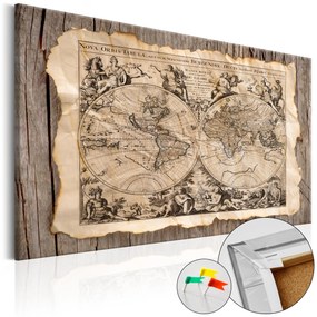 Artgeist Obraz na korku - Map of the Past [Cork Map] Veľkosť: 60x40