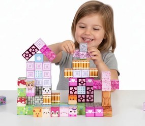 MULTISTORE Magnetické kocky stavebnica 113 dielov pre deti 3+ – kreatívna a edukatívna