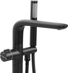 Voľne stojaca vaňová batéria REA CLARK, čierna