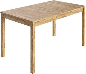 XXXLutz JEDÁLENSKÝ STÔL, čierna, farba duba, 160(200)/80/75 cm P & B - Stoly - 001427001301