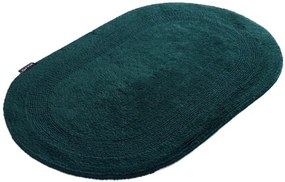 Kúpeľňový koberček Javo Cotton zelený ovál