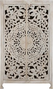 Krémová skrinka z mangového dreva 165x40 cm Kalita – Støraa