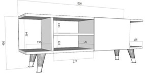 TV stolík Idil Oak