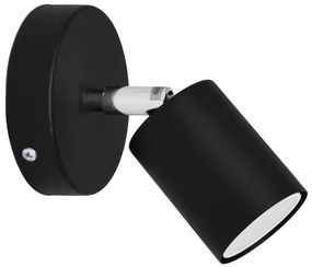 LED Nástenné bodové svietidlo TUNE 1xGU10/4,8W/230V čierna