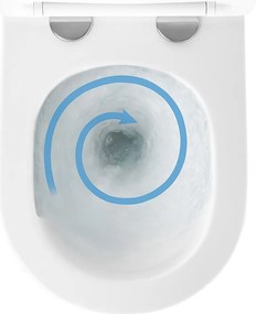 Závesná WC misa so SoftClose sedadlom REA TITO TORNADO NFQ, biela