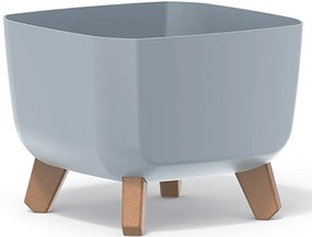 Plastový kvetináč na nožičkách DGQL240 24 cm - svetlosivá